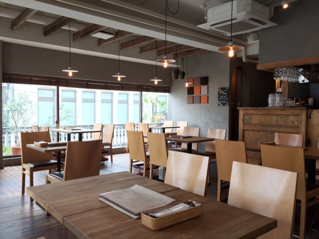 カフェ店内